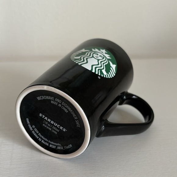 Starbucks Black 2020 Mermaid Logo Ceramic Coffee Mug Tea Cup - Picture 6 of 10
